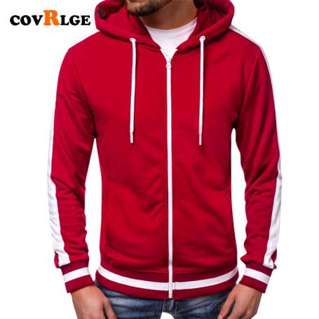 Covrlge Sweatshirt Men's Hoodies Big Size