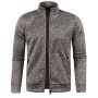 Classic Men's Coat Skin-Touch Cardigan Sweatshirt Plus Size