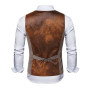 Leather Vest Men's Suit Chaleco