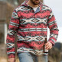 Men's/Women's Geometric Print Hoodie African Clothes Ethnic Sweatshirt
