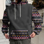 Men's Sweatshirt Ethnic Oversized Hoodie Aztec Fashion Clothing