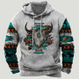 Men's Western Ethnic Hoodie Sweatshirt 3D Print Pullover Clothing