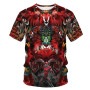 Men's/Women's Boys/Girls Short Sleeve Fashion T-Shirt 3D Print 6XL