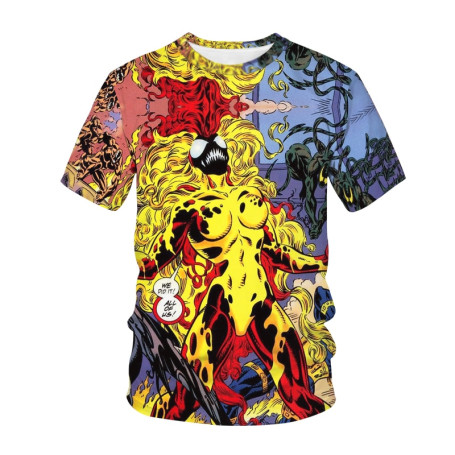 Men's/Women's Boys/Girls Short Sleeve Fashion T-Shirt 3D Print 6XL