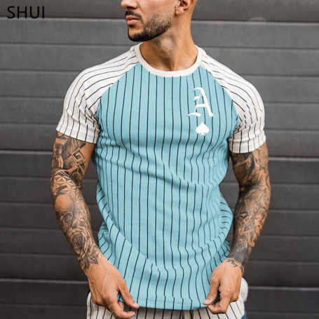 Men's Oversized T-Shirt Round Neck Fashion Short Sleeve