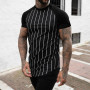 Men's Oversized T-Shirt Round Neck Fashion Short Sleeve