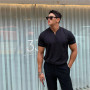 New Arrived V neck short sleeve men t-shirt Slim Fit t-shirt men Skinny casual t-shirt camesitas hombre M-3XL