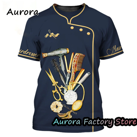 Men's/Women's Hairdressing Short Sleeve T-Shirt