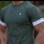 NEW High Quality Men T-Shirt Running Short Sleeve Gym Sports Training Tops Outdoor  Leisure Breathable T-Shirt