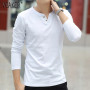 Men's Linen Long Sleeve Chinese Style Cotton T-Shirt M-3XL