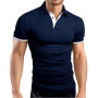 Men High Quality Polo Shirts Short Sleeve Casual Business Shirts Top Men's Jersey Sportswear Stand Collar Polo Tshirt 5xl