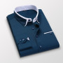 13 Color 8XL British-Style Men Long-Sleeved Shirts/Male Slim Fit Business Casual Shirts Male Social Casual Button Shirts
