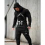 2Pcs Suit Men's Sweatshirt Set Hoodies + Tracksuit Pants Casual Fitness Male Sportswear S-6XL Wholesale