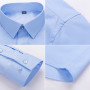 8XL Non-ironing Superfine Denier Bamboo Fiber Soft Cozy Casual Shirts Men Long Sleeve Slim Fit & short sleeves Men Shirts