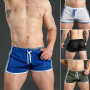 Men Casual Gym Training Shorts Mesh Breathable Sports Beach Trunks Bottom Plus