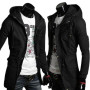 Casual Jacket Men's Military Fashion Coat Slim Outwear Overcoat New Solid Color Leisure Fashion Trend