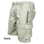 Men Cargo Shorts Overalls Jogging Military Sport Multi-Pocket Shorts Casual Outdoor Hiking Short Pants Bermuda Trousers