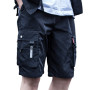 Men's Military Cargo Shorts Solid Multi Pocket Casual Fitness Loose Work Pants Male Tactical Shorts Joggers