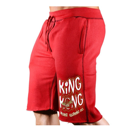 Men's Loose Cotton Print Casual Shorts Fitness Workout Gym Clothing Jogging Sweatshorts Knee Length Plus Size Short Homme