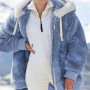 Faux Fur Coat Fleece Sweatshirts Cardigan Coat Women Coat Plush Jacket