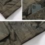 Men's Tactical Jacket Quick Dry Military Coat Male Multi Pockets Hooded Windbreaker Waterproof Bomber Jacket