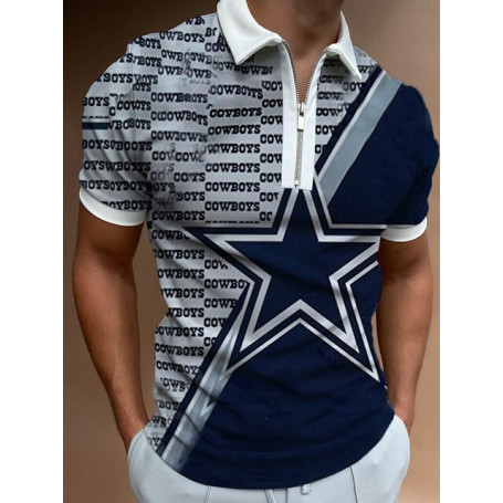 Men's Zipper Polo Shirt Striped Polo Shirts Men Streetwear Casual Short Sleeve T-Shirt Men Polos Tops