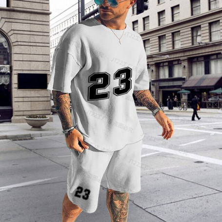 Men's T-shirts Set Fashion Outfit Sportswear