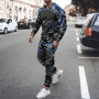 Men's Long Sleeve Tracksuit 3D Print Set Jogging Sports Suit
