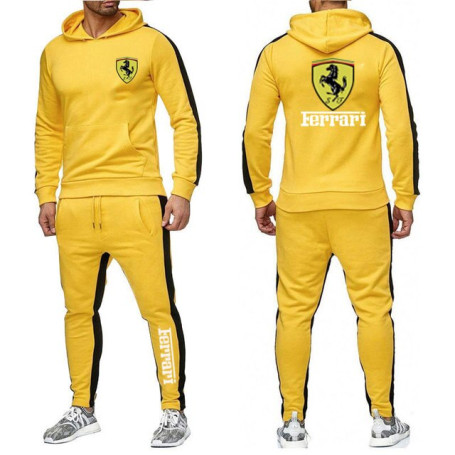 Men's Hoodie Tracksuit Pure Cotton Warm Hoodie + Pants Set