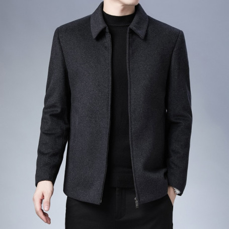 High Quality Casual Fashion Lapel Men's Coat