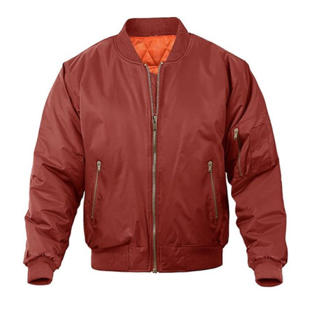 Men's Heavyweight Bomber Jacket Warm Padded