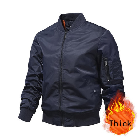Military Jacket Men's Slim Bomber Outerwear