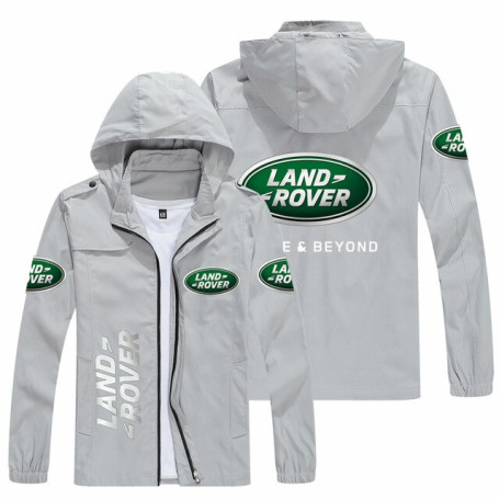 Land Rover Logo Hooded Men's Jacket Fashion Harajuku Bomber