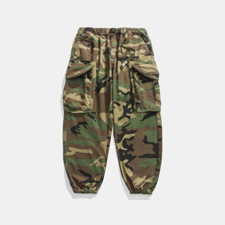 Military Style Camouflage Tactical Pants Streetwear Hip Hop