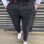 Men's Fashion Business Casual Long Trousers Suit Pants