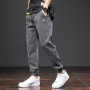 Men's Streetwear Denim Jogger Pants Plus Size 6XL 7XL 8XL