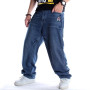 Men's Casual Hip Hop Jeans Pocket Loose Large Size
