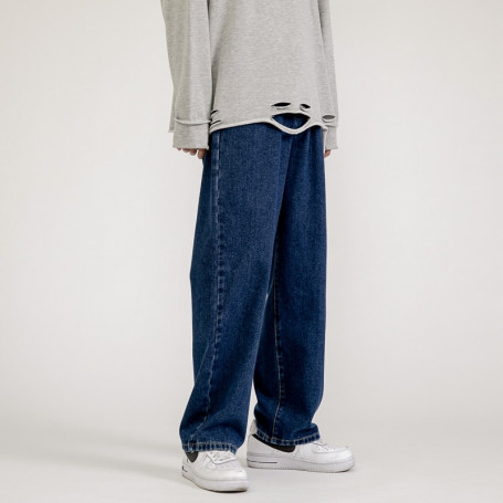 Korean Fashion Men's Baggy Wide-leg Pants