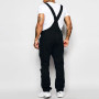 Men's Fashion Jumpsuit Ripped Denim High Quality Suspender