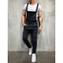 Overalls Men's Ripped Jeans Jumpsuit