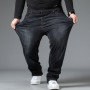 Men's Oversize High Waist Loose Trousers Denim Pants XL
