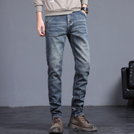 Men's Classic Fashion Jeans Skinny Vintage Long Trousers