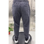 Men Jeans Loose Fit Vintage Harem Pants Multi Pockets Denim Cargo Pants Slack Bottom Hip Hop Jogger Jeans Men
