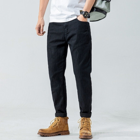 casual men's pants large size elastic loose oversize