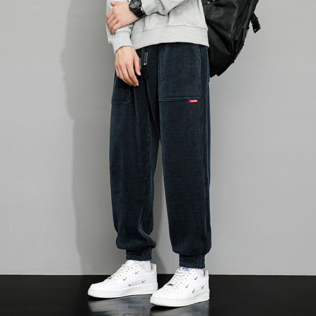 Cotton Corduroy Pants Men Casual Clothing XL