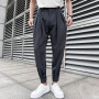 Men's Spring High Quality Casual Pants/Male Fashion Business casual Trousers Loose Haroun Pants
