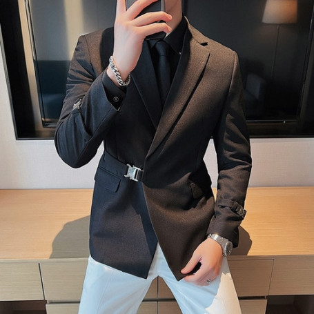 Men High Quality Business Tuxedo/Male Slim Fit Fashion Business Suit Jackets/Man Casual Blazers S-3XL