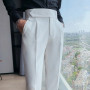 Men's Business Casual Suit Pants Men Clothing All Match Formal Wear Office Trousers Homme Straight