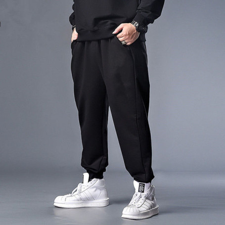 Men's Casual Sweatpants Straight-leg Loose Trousers Plus Size Men Clothing Fashion Streetwear