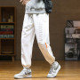 Men's Joggers Fashion Letter Hip Hop Streetwear Harem Pant Men Casual Cotton Loose track Trousers 8XL